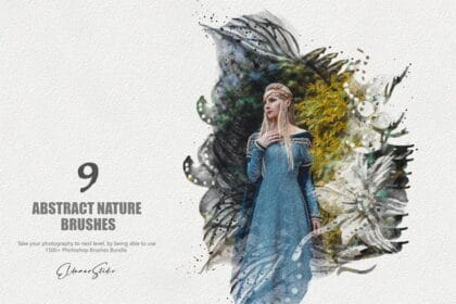 9 Abstract Nature Brushes