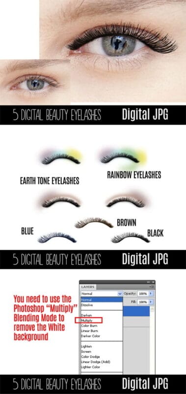 Beauty Eyelashes Makeup Overlay Beauty Eyelashes Makeup Overlay