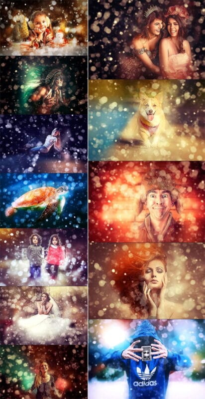 Bokeh Light Art Photoshop Action Bokeh Light Art Photoshop Action