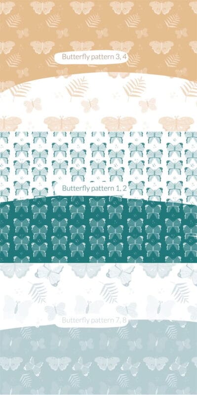 Butterfly Pattern Background Brushes Butterfly Pattern Background Brushes