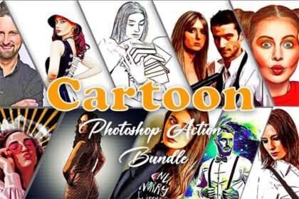 Cartoon Photoshop Action Bundle