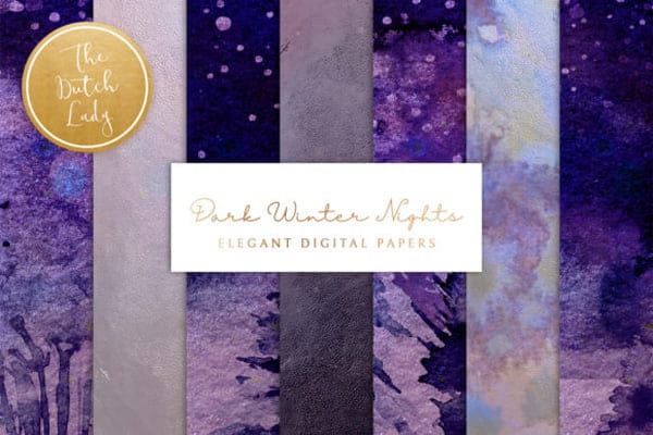Digital Backgrounds Winter Night Sky Digital Backgrounds