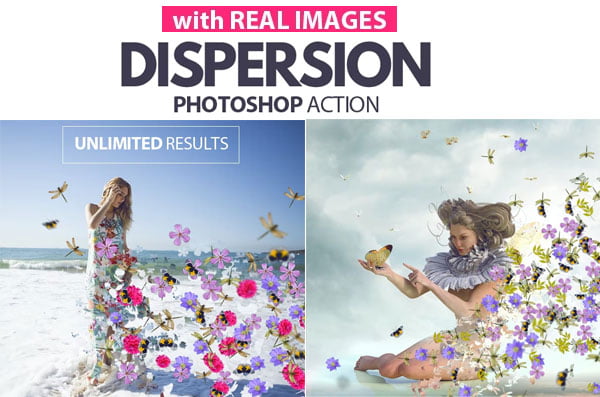 Dispersion Real Images Photoshop Action