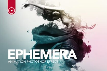 Ephemera Animation Photoshop Action