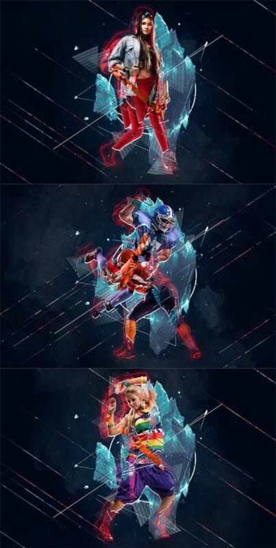 Evolution Photoshop Action