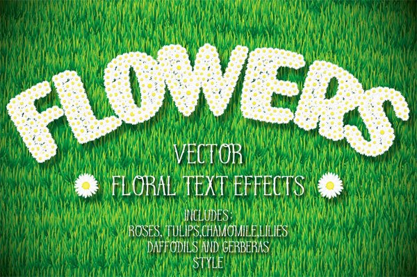 Flowers Vector Graphic Styles