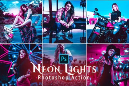 Neon Lights Photoshop Actions