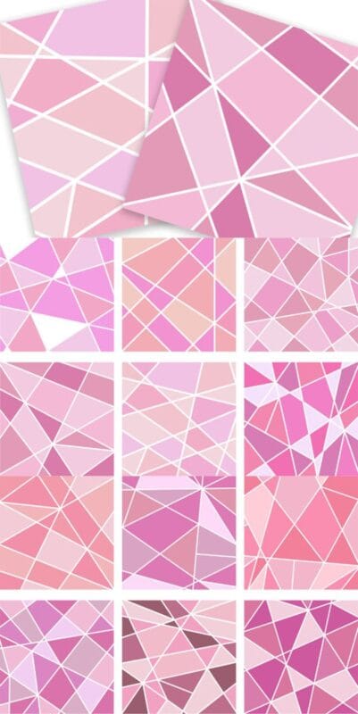 Pink Geometric Background Pink Geometric Background