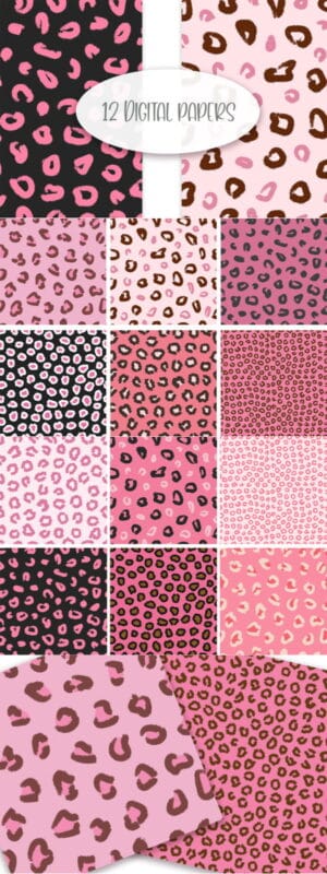 Pink Leopard Seamless Pattern Pink Leopard Seamless Pattern