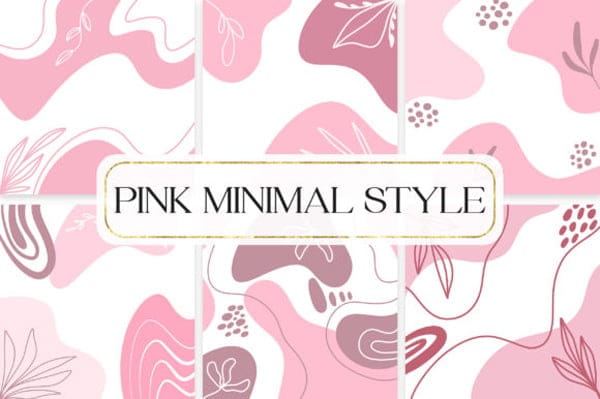Pink Minimal Style Background Pink Minimal Style Background