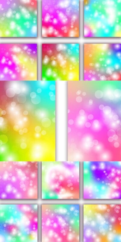 Rainbow Bokeh Background Rainbow Bokeh Background