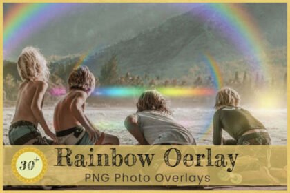 Realistic Rainbow Photoshop Overlay