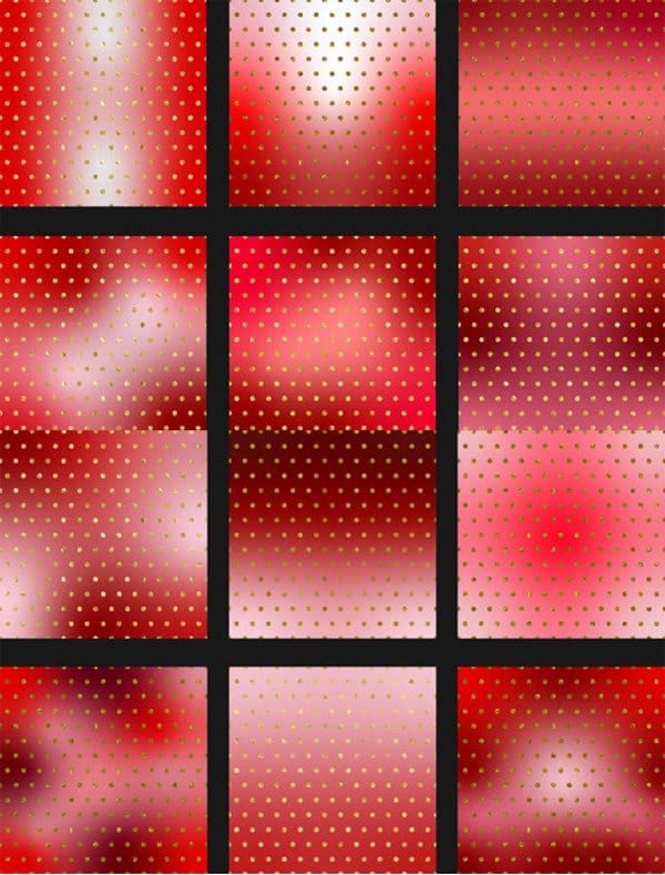 Red Polka Dot Glitter Digital Papers Red Polka Dot Glitter Digital Papers