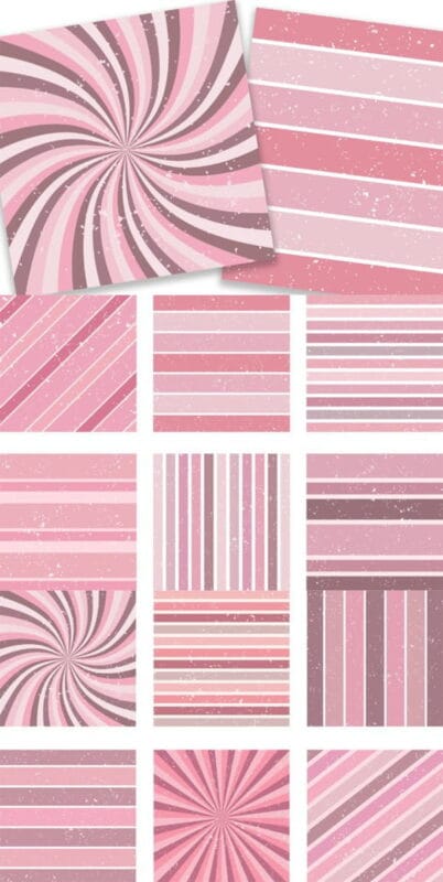 Retro Valentine Stripes Background Retro Valentine Stripes Background