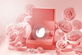 Rose Box Valentine Logo Reveal 3D