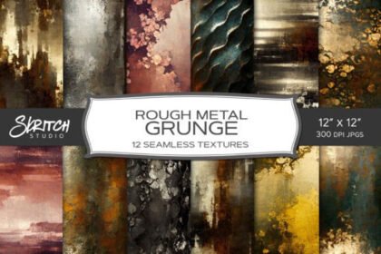 Rough Metal Grunge Seamless Textures