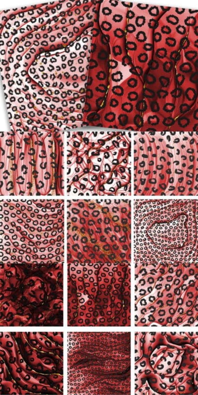 Ruby Red Leopard Background Ruby Red Leopard Background