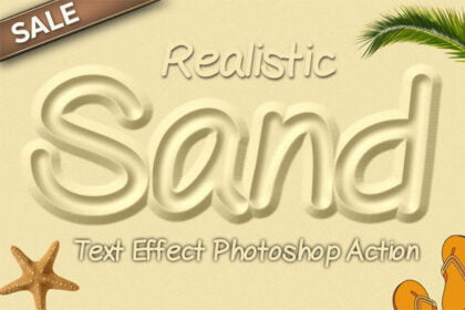 Sand Text Effect Action