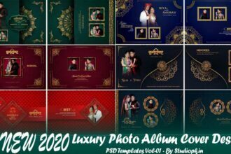 30 Luxury Photo Album Cover Designs PSD Templates Vol-01