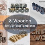 8 Wooden Text Effects