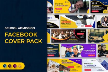 Admission Facebook Cover Banner Template