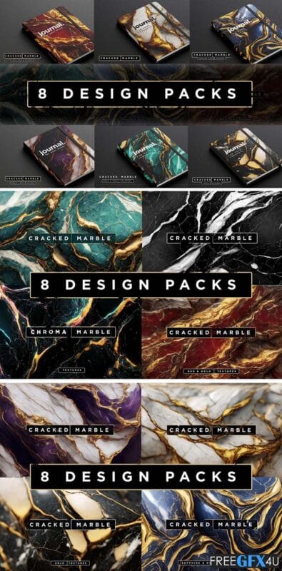 Cracked Marble Textures Mega Bundle Cracked Marble Textures Bundle