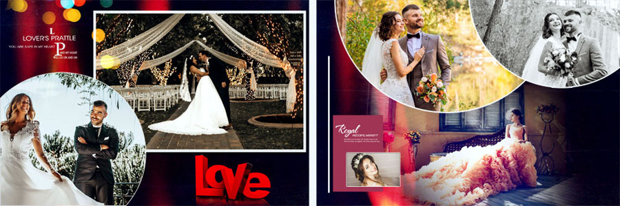 Luxury Wedding Album PSD Design 2025