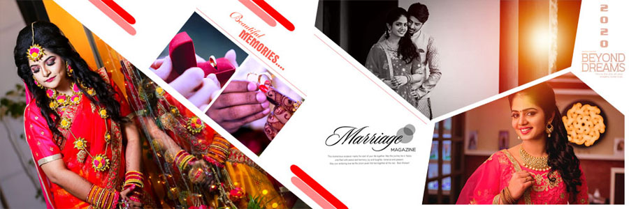 Elegant Wedding Album PSD Template 2025