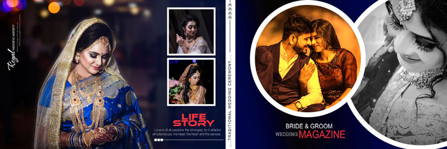 Luxury Wedding Album PSD Design 2025