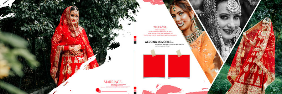 High-Quality Wedding Album PSD Design 2025
