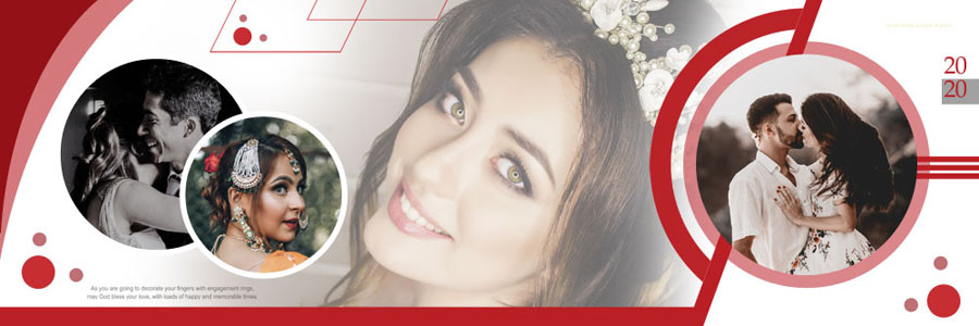 Modern Wedding Photo Album PSD 2025