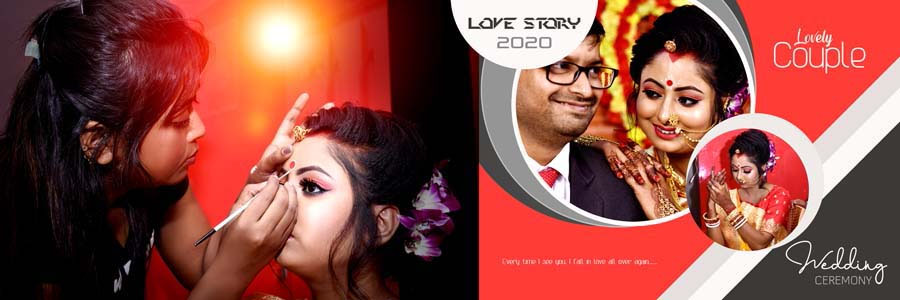 High-Quality Wedding Album PSD Template 2025