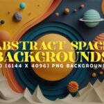20 Abstract Space Backgrounds 6K