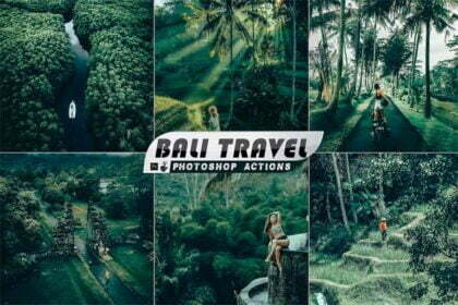 Bali Travel Photoshop Actions