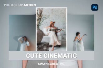 Cute Cinematic Photoshop Action