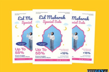 Eid Mubarak Special Sale Flyers