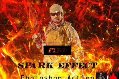 Fire Spark Effect Action