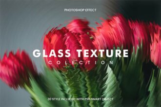 Glass Textured Pack Photo Effect