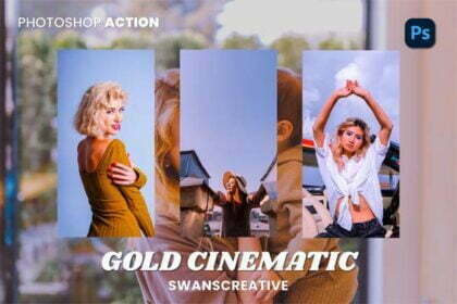 Gold Cinematic Photoshop Action