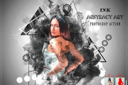 Ink Abstract Art Photoshop Action