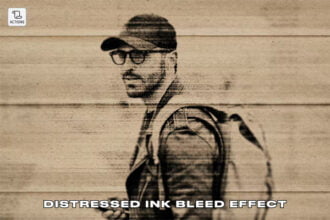 Ink Drain Effect in Used Look