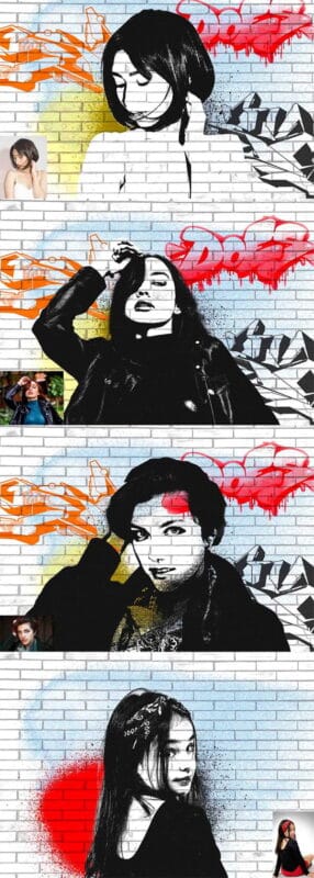 Stencil Painting Photoshop Action Stencil Painting Photoshop Action