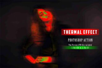 Thermal Effect Photoshop Action