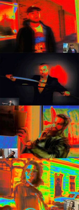 Thermal Effect Photoshop Action Thermal Effect Photoshop Action