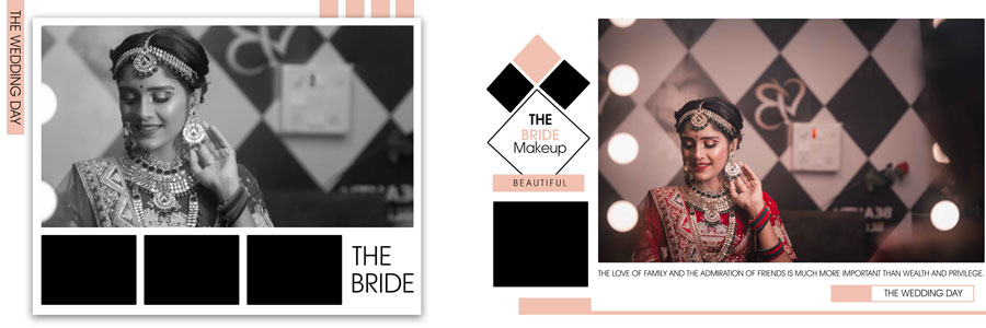 Professional Photoshop Album Template Spread 9