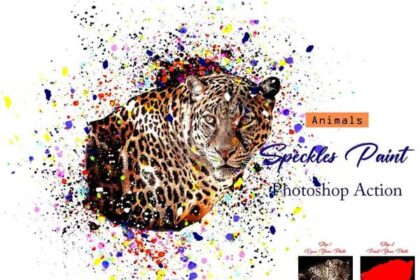 Animals Speckles Paint PS Action
