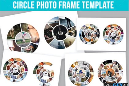 Circle Photo Frame Templates