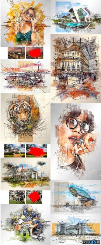 Graphic Marker Photoshop Action Graphic Marker Action