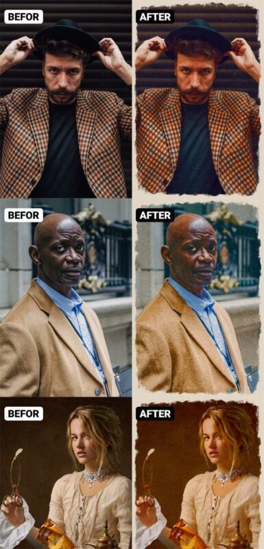 Oil Painting Photo Effect Oil Painting Photo Effect