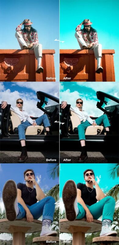 Presets and Photoshop Actions Teal Tone Presets and Photoshop Actions Teal Tone